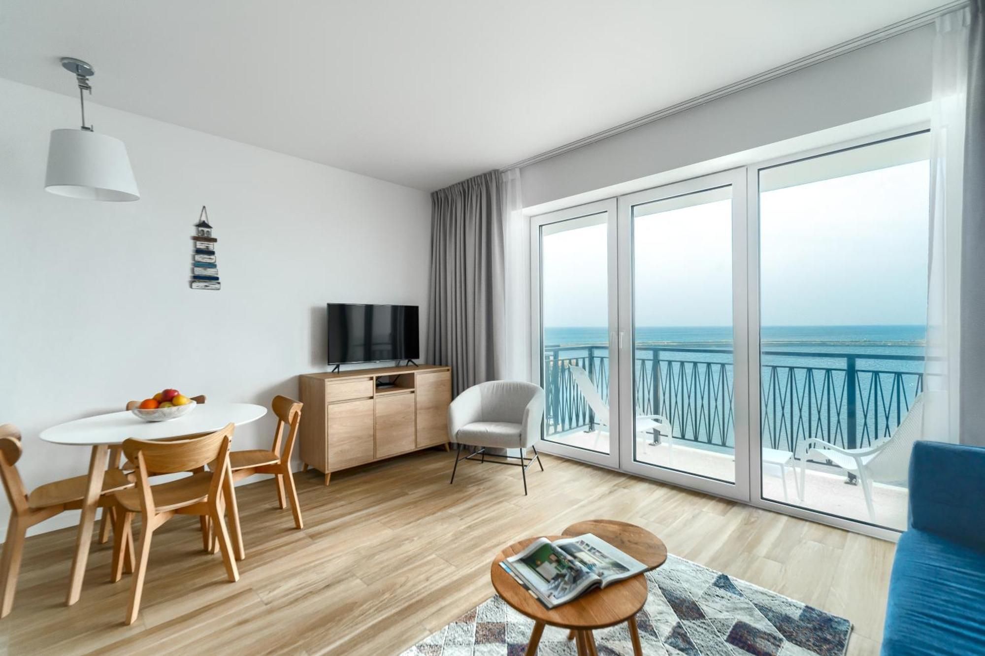 دارووفكو Apartamenty Marina Z Widokiem Na Morze المظهر الخارجي الصورة